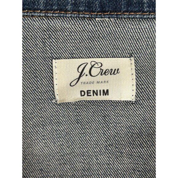 J Crew Women’s Trademark Denim Wash Jean Jacket - Sz S - Picture 5 of 10